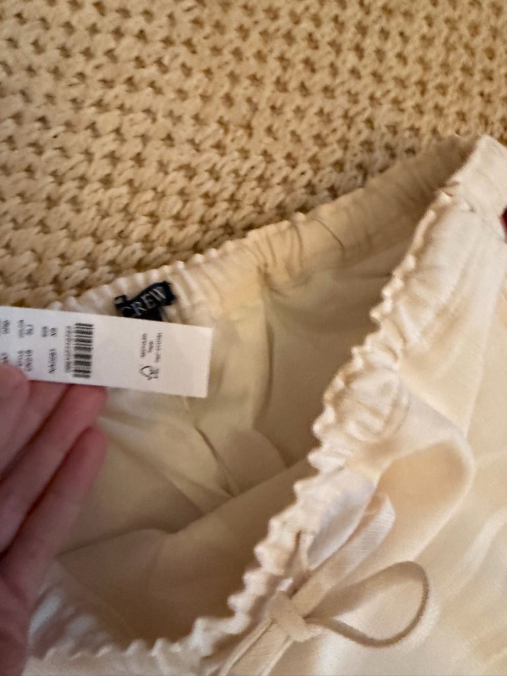 J. Crew Cream Stratus Pant - Picture 9 of 10